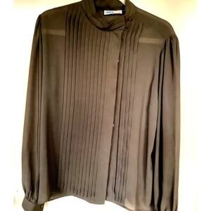 Vintage Astor One Womens Button down blouse L